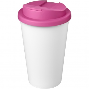 Logo trade business gift photo of: Americano® Eco 350 ml recycled tumbler with spill-proof lid