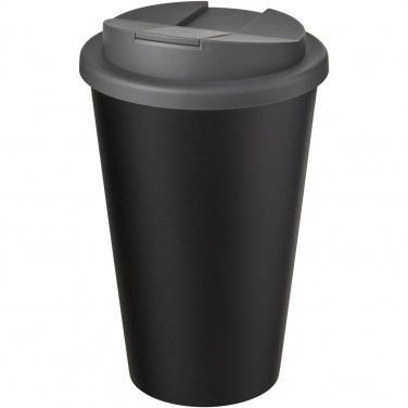 Logo trade business gift photo of: Americano® Eco 350 ml recycled tumbler with spill-proof lid