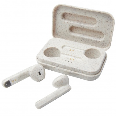 Logotrade promotional merchandise photo of: Nantai wheat straw True Wireless earbuds