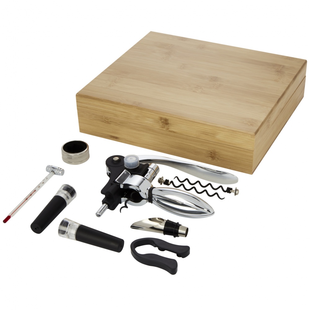 Logo trade promotional giveaway photo of: Malbick 9-piece wine set