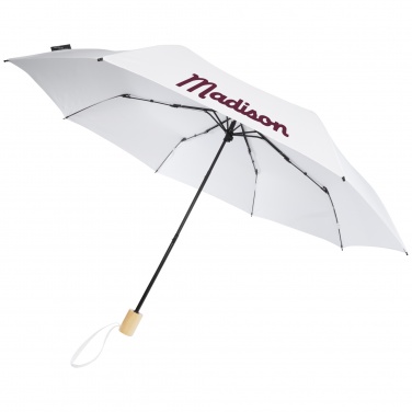 Logotrade corporate gift picture of: Birgit 21'' foldable windproof recycled PET umbrella