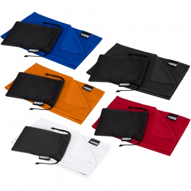 Logo trade promotional giveaway photo of: Raquel cooling towel made from recycled PET 80x30 cm