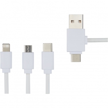 Logo trade promotional product photo of: Pure 5-in-1 charging cable with antibacterial additive