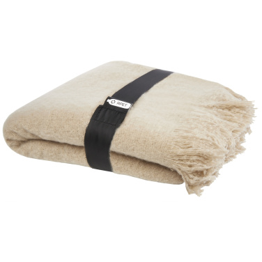Logotrade business gift image of: Ivy GRS certified RPET blanket