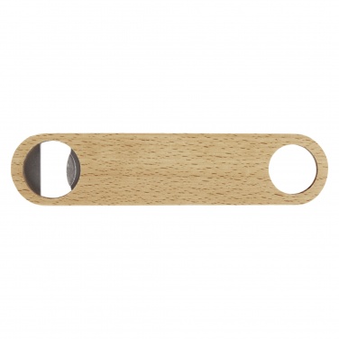 Logo trade promotional merchandise picture of: Origina wooden bottle opener