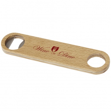 Logo trade corporate gifts image of: Origina wooden bottle opener