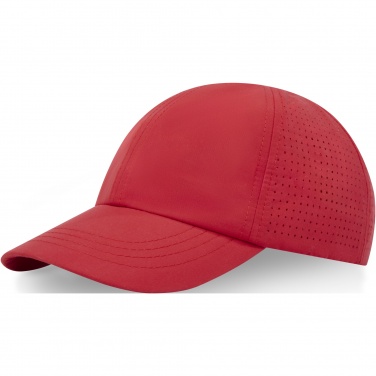 Logo trade promotional giveaways image of: Mica 6 panel GRS recycled cool fit cap
