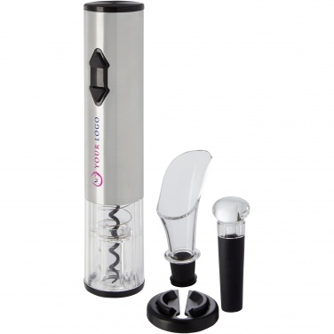 Logo trade corporate gifts picture of: Pino electric wine opener with wine tools