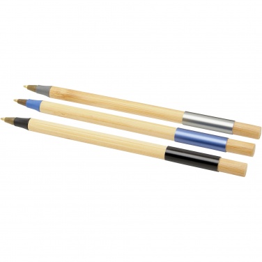 Logo trade promotional giveaway photo of: Kerf 3-piece bamboo pen set