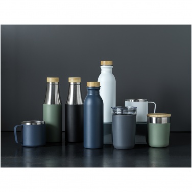 Logotrade advertising product image of: Lagan 300 ml stainless steel tumbler with bamboo lid