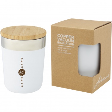 Logo trade corporate gift photo of: Lagan 300 ml stainless steel tumbler with bamboo lid