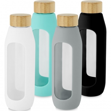 Logotrade promotional giveaways photo of: Tidan 600 ml borosilicate glass bottle with silicone grip