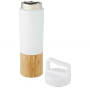 Logotrade promotional giveaway image of: Torne 540 ml  stainless steel bottle with bamboo outer wall