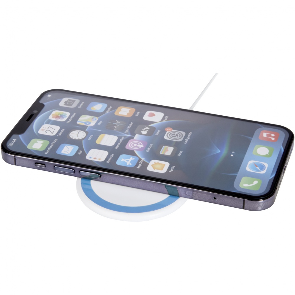 Logo trade promotional merchandise photo of: Peak 10W magnetic wireless charging pad