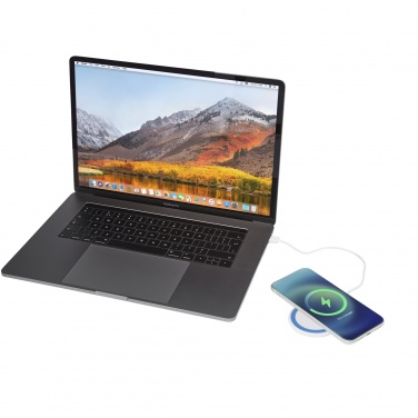 Logo trade promotional product photo of: Peak 10W magnetic wireless charging pad