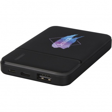 Logo trade promotional giveaways image of: Loop 5000 mAh recycled plastic power bank