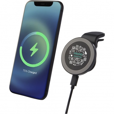 Logo trade promotional giveaways picture of: Magclick 10W wireless magnetic car charger