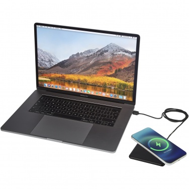 Logotrade promotional items photo of: Loop 10W recycled plastic wireless charging pad