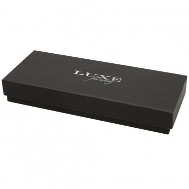 Logo trade corporate gifts image of: Tactical Dark duo pen gift box