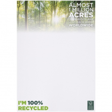 Logo trade corporate gift photo of: Desk-Mate® A4 recycled notepad