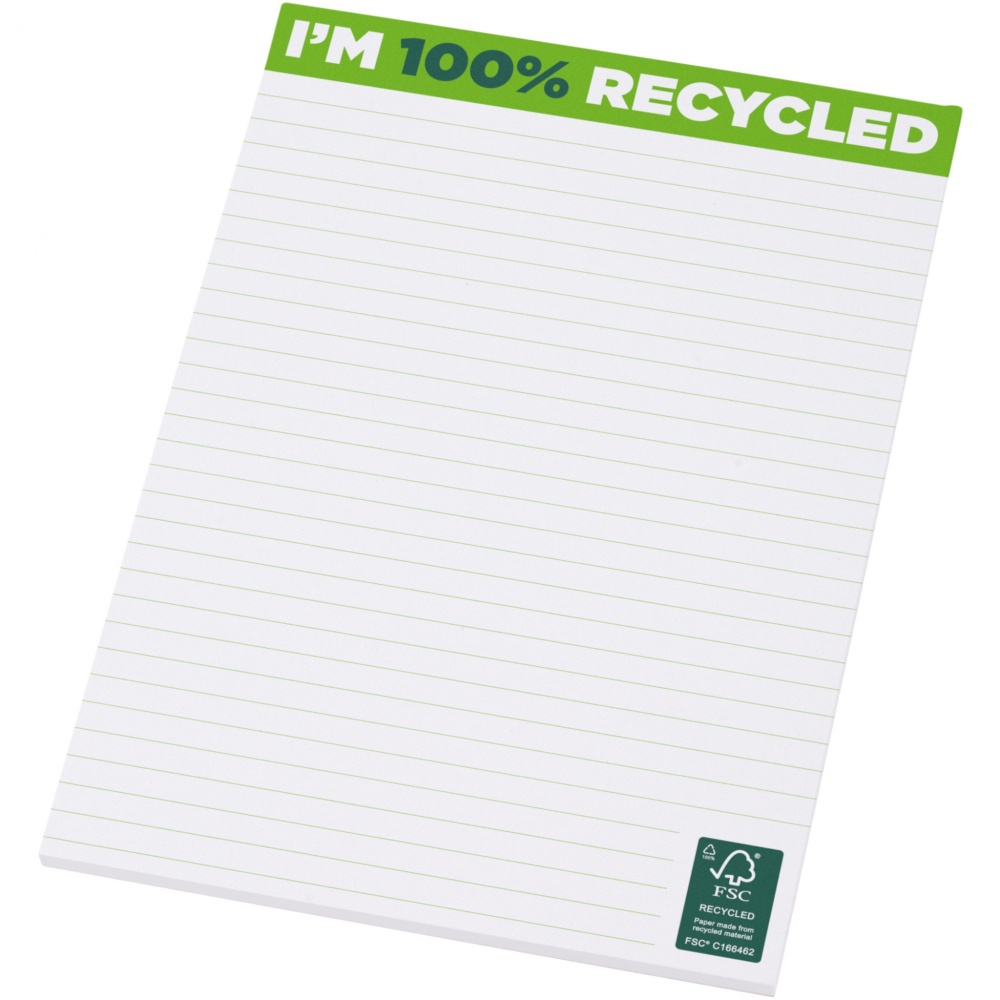 Logo trade promotional gifts picture of: Desk-Mate® A5 recycled notepad