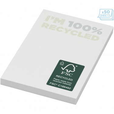 Logotrade promotional items photo of: Sticky-Mate® recycled sticky notes 50 x 75 mm