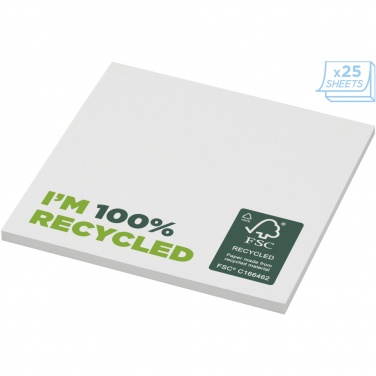 Logo trade promotional gifts image of: Sticky-Mate® recycled sticky notes 75 x 75 mm