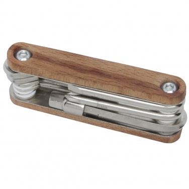 Logo trade promotional products picture of: Fixie 8-function wooden bicycle multi-tool
