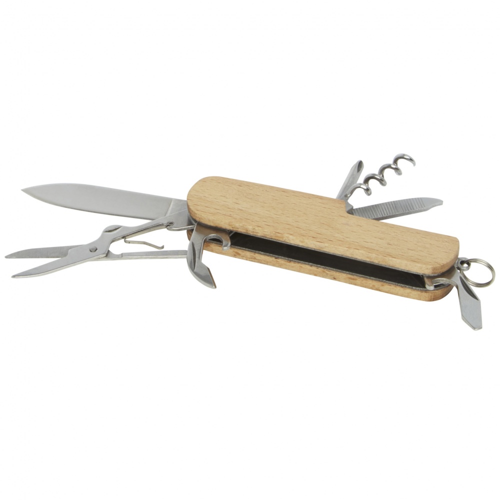 Logotrade promotional gifts photo of: Richard 7-function wooden pocket knife