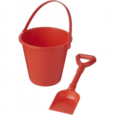 Logo trade promotional merchandise photo of: Tides recycled beach bucket and spade