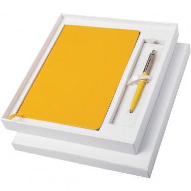 Logo trade business gift photo of: Parker Classic notebook and Parker pen gift box