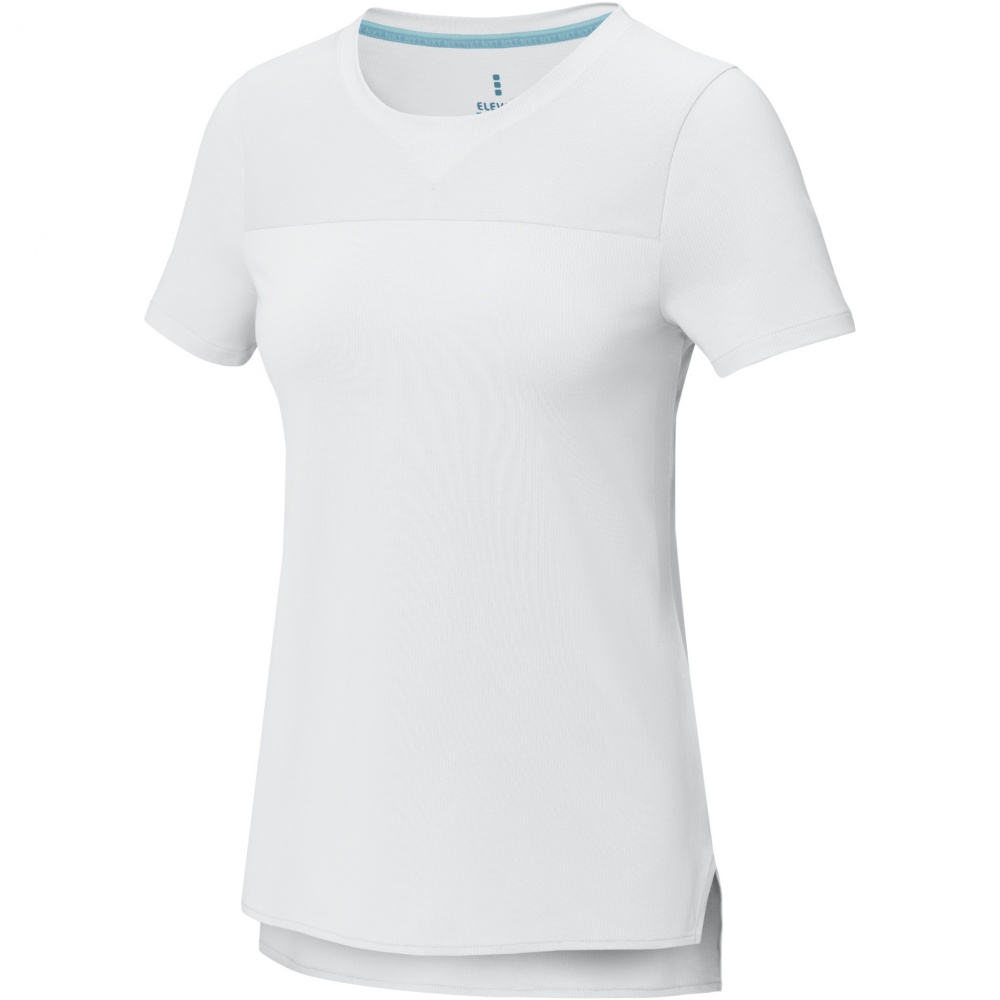 Logo trade promotional gift photo of: Borax short sleeve women's GRS recycled cool fit t-shirt