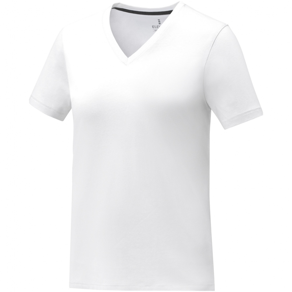 Logotrade corporate gift image of: Somoto short sleeve women's V-neck t-shirt 