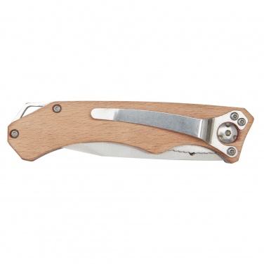 Logo trade business gifts image of: Dave pocket knife with belt clip