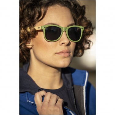 Logo trade promotional items image of: Sun Ray bamboo sunglasses