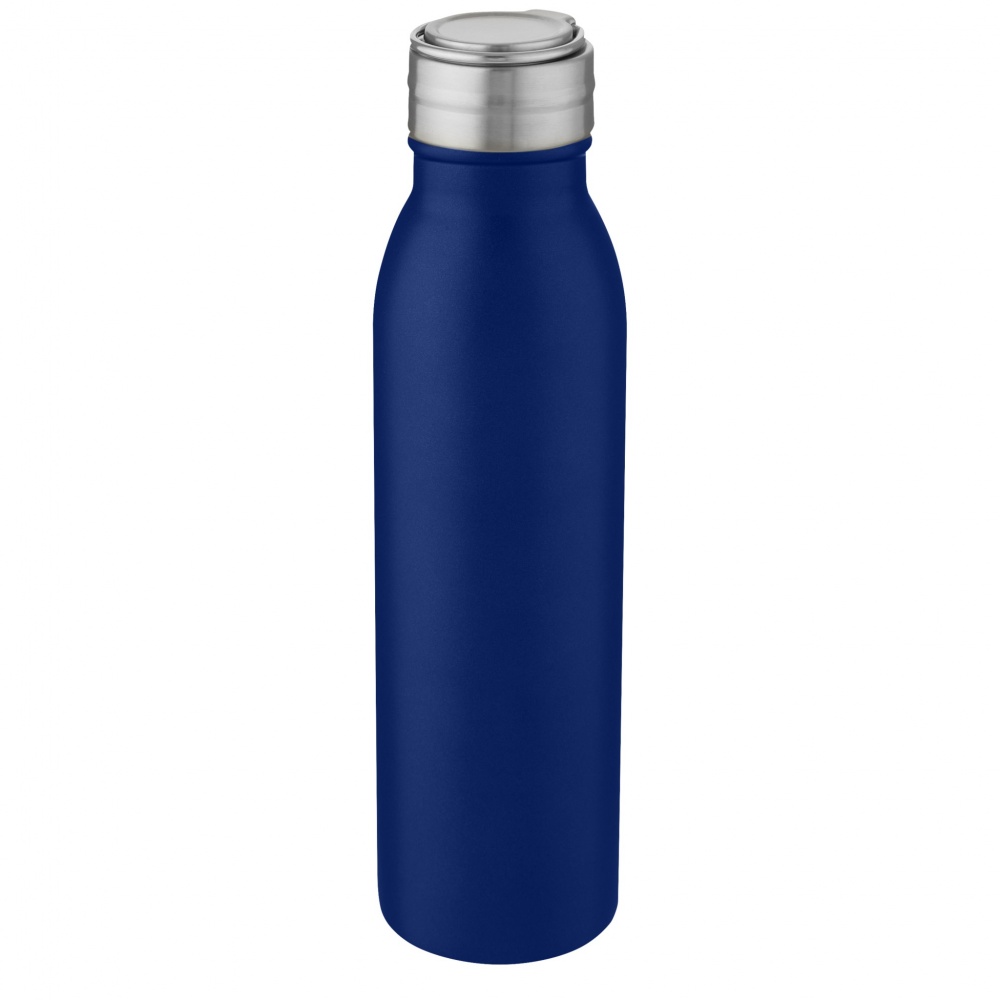 Logo trade advertising products image of: Harper 700 ml stainless steel water bottle with metal loop
