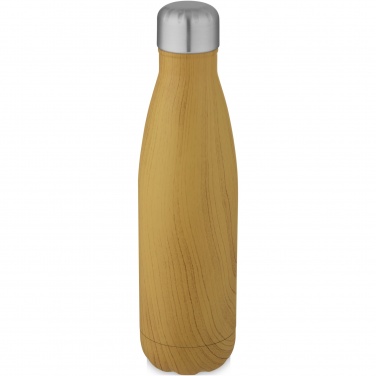 Logotrade promotional merchandise picture of: Cove 500 ml vacuum insulated stainless steel bottle with wood print