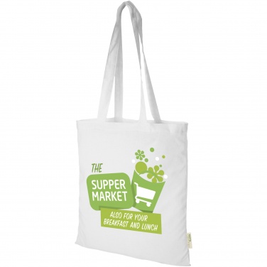 Logotrade promotional products photo of: Orissa 140 g/m² organic cotton tote bag 7L