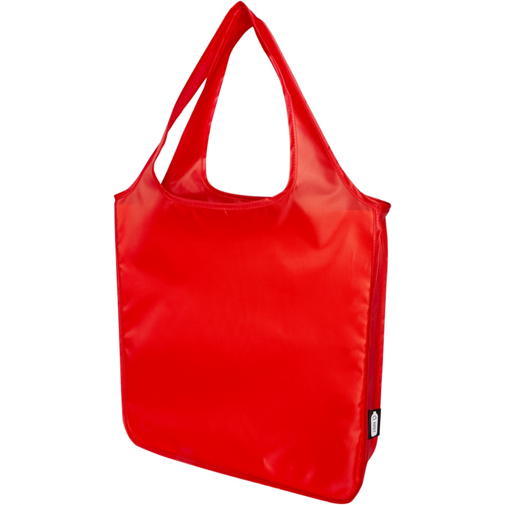 Logo trade promotional giveaways picture of: Ash RPET large foldable tote bag 14L