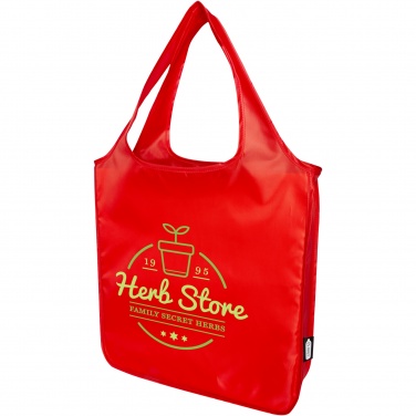 Logo trade corporate gifts image of: Ash RPET large foldable tote bag 14L