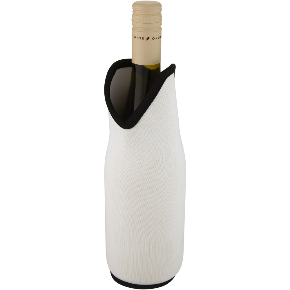 Logo trade advertising products picture of: Noun recycled neoprene wine sleeve holder