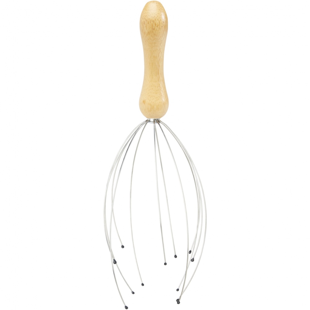 Logo trade advertising product photo of: Hator bamboo head massager
