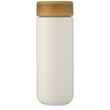 Logotrade promotional merchandise photo of: Lumi 300 ml ceramic tumbler with bamboo lid