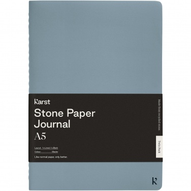 Logotrade promotional items photo of: Karst® A5 stone paper journal twin pack