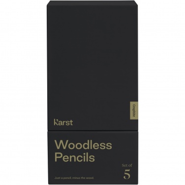 Logo trade advertising products picture of: Karst® 5-pack 2B woodless graphite pencils