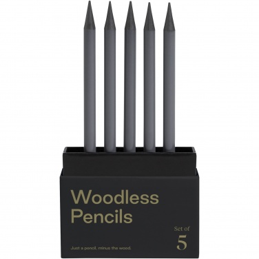 Logotrade business gift image of: Karst® 5-pack 2B woodless graphite pencils