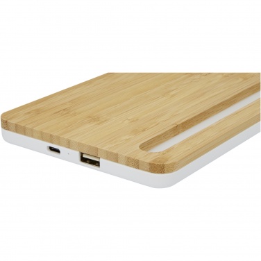 Logotrade promotional giveaway image of: Medake 10W bamboo wireless charger