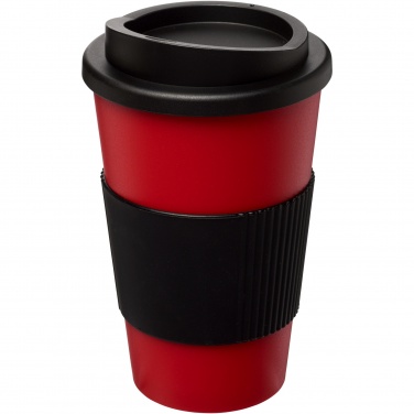 Logo trade promotional items picture of: Americano® 350 ml insulated tumbler with grip