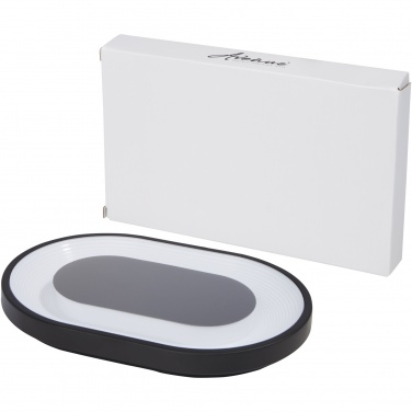 Logo trade corporate gifts picture of: Ray wireless charging pad with RGB mood light