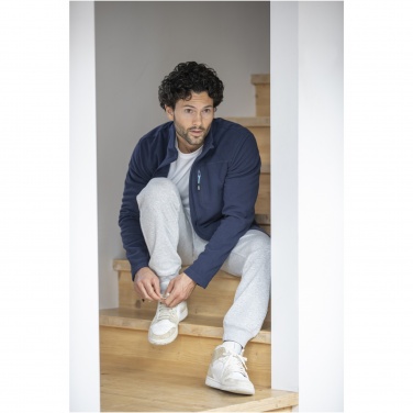 Logotrade promotional item image of: Amber men's GRS recycled full zip fleece jacket